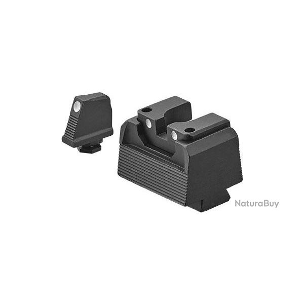 Hausse et guidon LPA r�hauss�s pour GLOCK 17 � 48