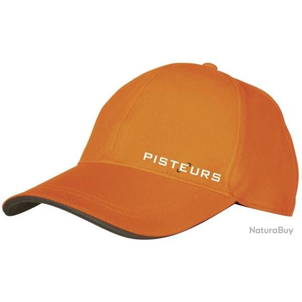Caquette orange logo Pisteurs