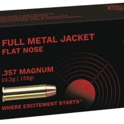 cartouches Geco cal 357 mag fmj flat nose 158 gr 10.2 g