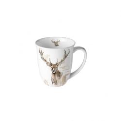 Mug &agrave; caf&eacute; porcelaine Cerf