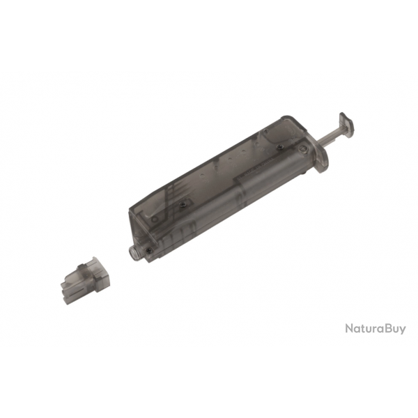 BB loader seringue 100 cps noir transparent