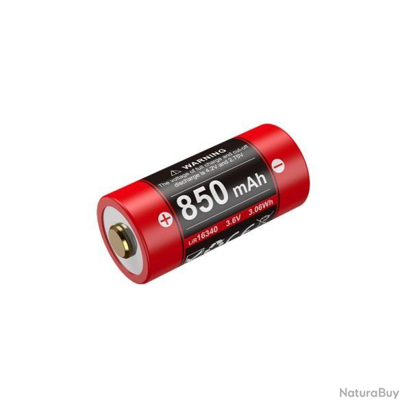Batterie rechargeagble Klarus 6340 3.6V 850 mAh USB type-C