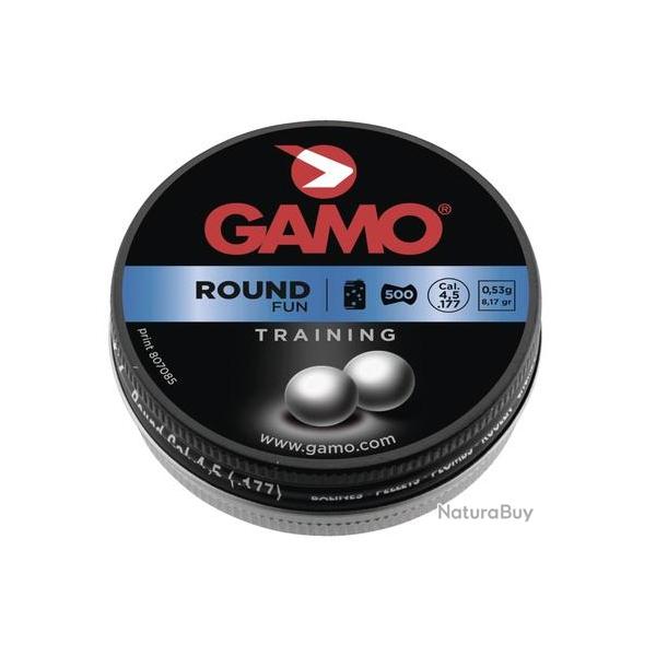Plomb round GAMO round fun cal 4.5 mm 0.53g