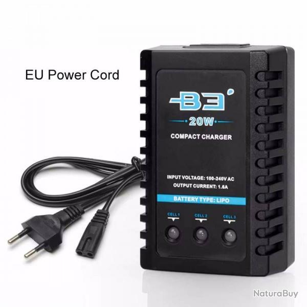 Chargeur de batterie lipo Tactical ops B3 20w