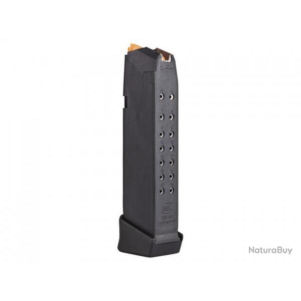 Chargeur de Glock 17/45 17+2 coups couleur noir