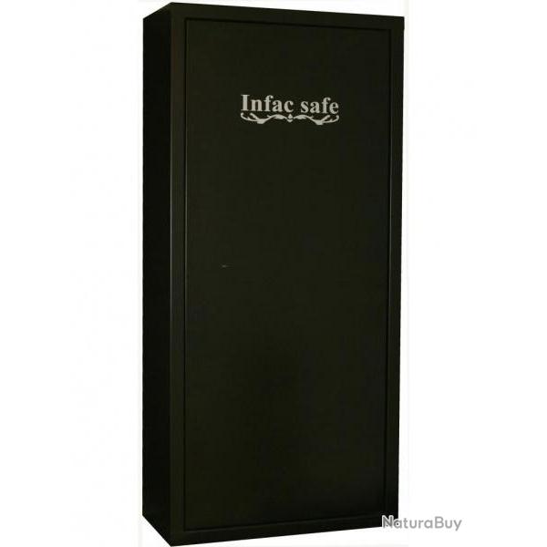 Coffre fort Infac sentinel 11 armes avec lunette + 3 dans la porte