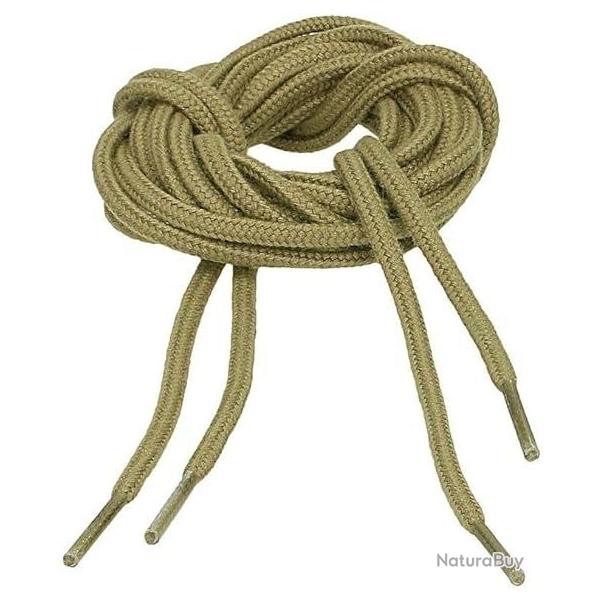 Lacet Mil-tec longueur 180 cm couleur Tan