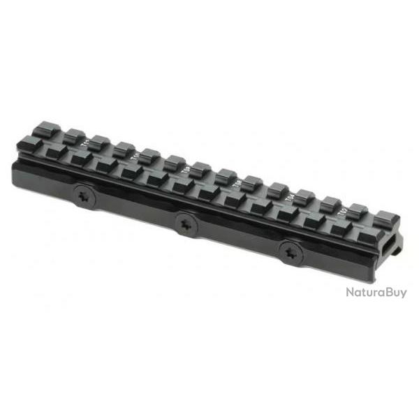 R�hausse picatinny UTG 13 slot 0.5 hauteur 12.7 mm