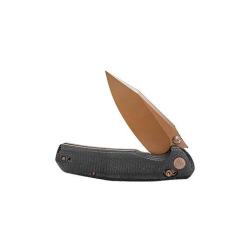Couteau Honey badger BM lame 85 mm manche micarta clip r&eacute;versible