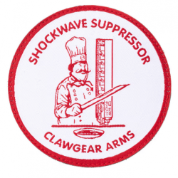 Patch tissu shockwave suppressor