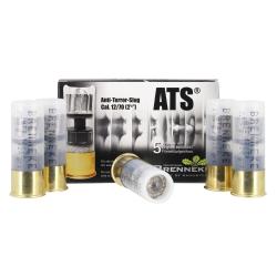 Balles Brenneke Anti-Terror Slug 12/70 - 27,5g x5