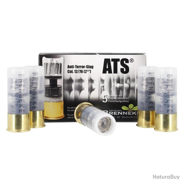 Balles Brenneke Anti-Terror Slug 12/70 - 27,5g x5