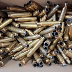 Lot de 190 Douilles 338-378 tir&eacute;es 1 fois.
