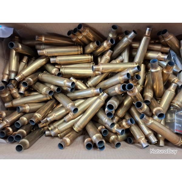 Lot de 190 Douilles 338-378 tir�es 1 fois.