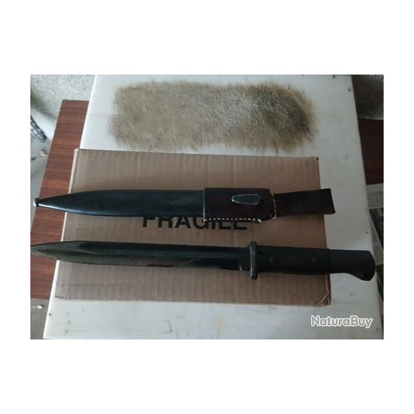 ancienne baionnette militaire allemande 25cm de longueure de lame