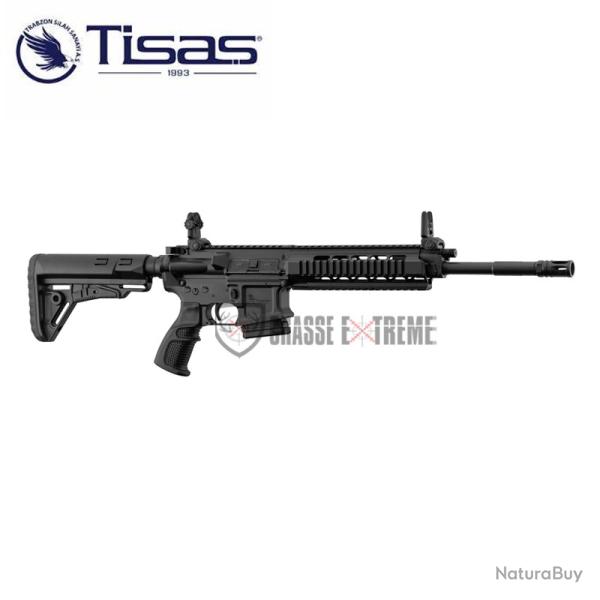 Carabine AR15 Piston TISAS ZPT 556 14.5'' Cal 223 Rem Noir