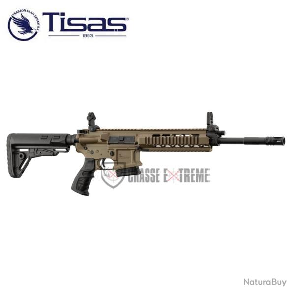Carabine AR15 Piston TISAS ZPT 556 14.5'' Cal 223 Rem Fde