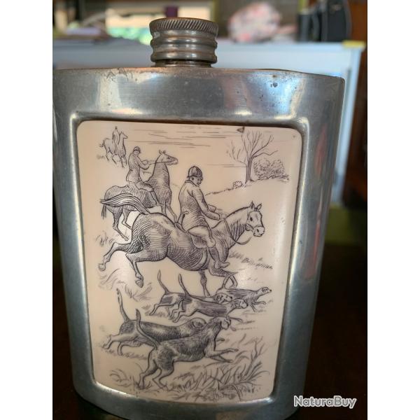 Flasque inoxydable sc�ne de chasse