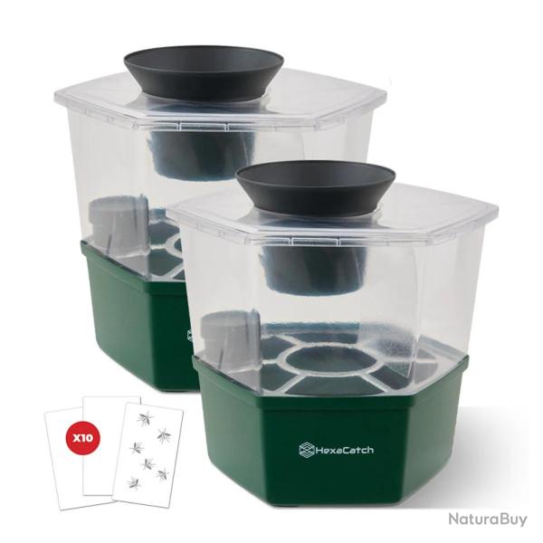 Lot de 2 pi�ges anti-ponte moustiques Hexacatch