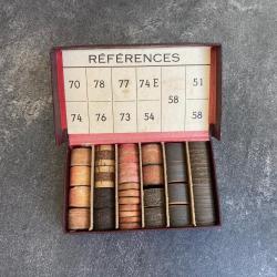 Belle boite publicitaires d'&eacute;chantillons de bourres brevet&eacute;es Manufacture G&eacute;n&eacute;rale de Munitions