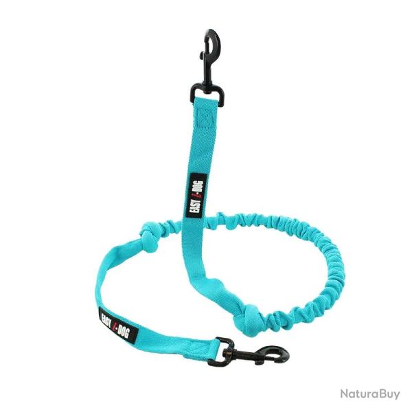 Longe Easy (Laisse) de Traction pour Chien, Utilisation Sportive ou Loisirs, I-DOG, Bleu