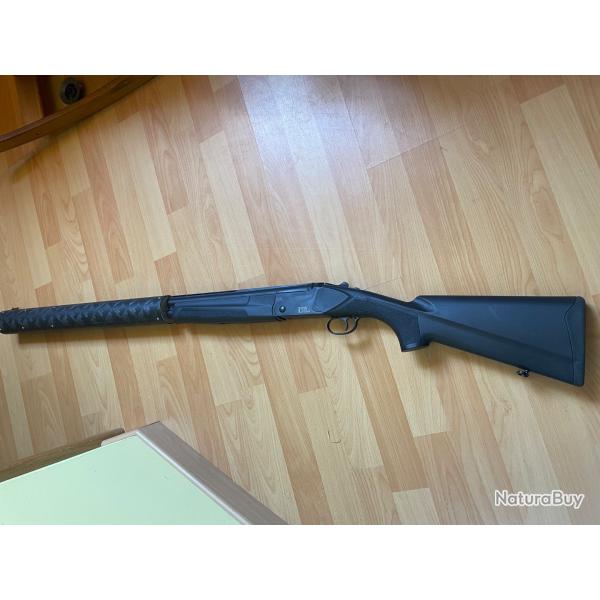 Fusil superpos� Manuchasse MXL synth�tique int�gral silence calibre 12/70 66 cm