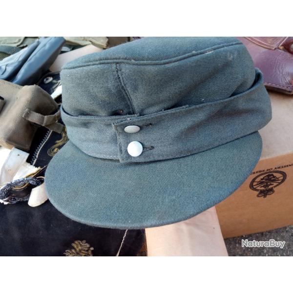 Militaria Post WW2 Casquette Allemande Feldm�tze