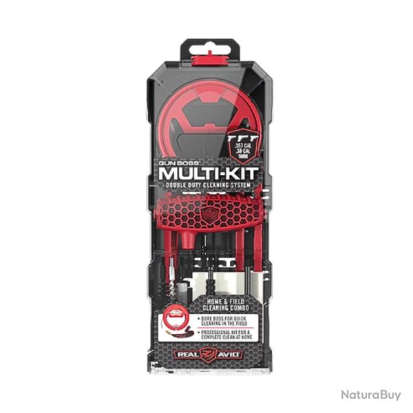 Multi Kit de nettoyage GUN BOSS MULTI-KIT - .357CAL/.38CAL/9MM
