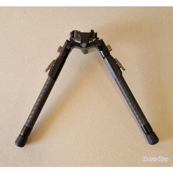 Bipied Tier One Tactical carbone 230 mm ( Tilt )