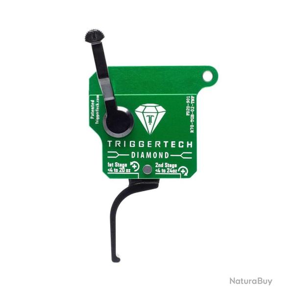 D�tente Triggertech Diamond noire � bossette pour bo�tiers customs ( droite )