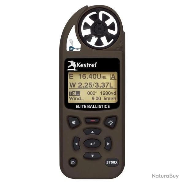 Kestrel 5700X Elite avec Applied Ballistics & LINK FDE
