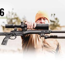 Ch&acirc;ssis MDT HNT26 pliant pour Tikka T3x SA Carbone
