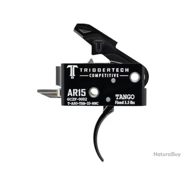 D�tente Triggertech Comp�titive Tango curved noire pour AR-15