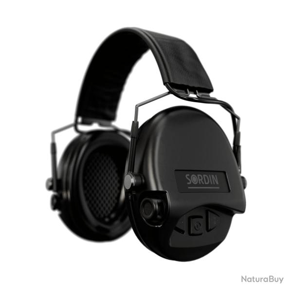 Casque Sordin Supreme Mil AUX-3B Tan