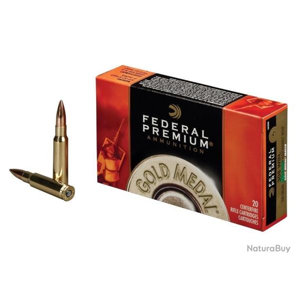 Munitions Federal Premium cal 308 Win - 168 grs HPBT Match x 20