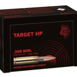 Munitions Geco Target HP cal 308 Win - 168 grs x 50