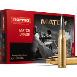 Munitions Norma Diamond Line cal 338 NM - 300 grs HPBT Match x 20