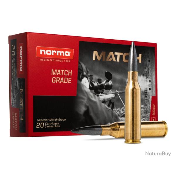 Munitions Norma Diamond Line cal 338 NM - 300 grs HPBT Match x 20