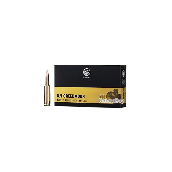 Munitions RWS TEP cal 6.5 CM - 130 grs HPBT Match x 20