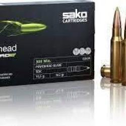 Munitions Sako cal 6.5 CM - 120 grs Powerhead Blade x 20