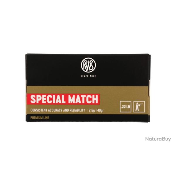 Munitions RWS 22 LR - Special Match x 500