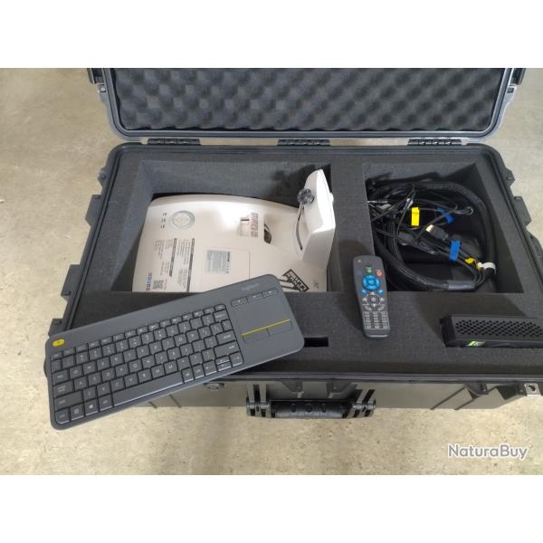 RARE SIMULATEUR DE TIR Professionel LASER SHOT 2.2 ETAT PROCHE DU NEUF