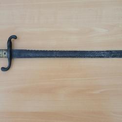 Ba&iuml;onnette Mauser 1871 &agrave; dents de scie - 1� sans prix de r&eacute;serve !!