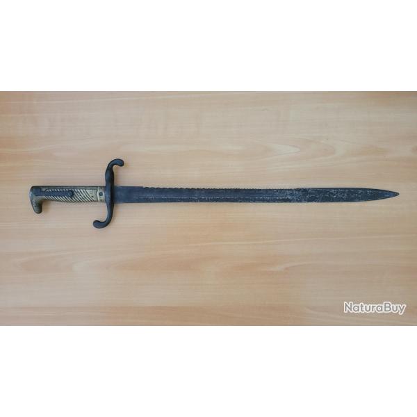 Ba�onnette Mauser 1871 � dents de scie - 1� sans prix de r�serve !!