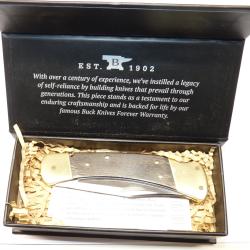 COUTEAU BUCK MODELE 110 SLIM HERITAGE ELITE- LAME DE 9.5CM