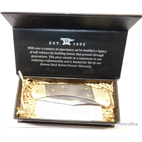 COUTEAU BUCK MODELE 110 SLIM HERITAGE ELITE- LAME DE 9.5CM