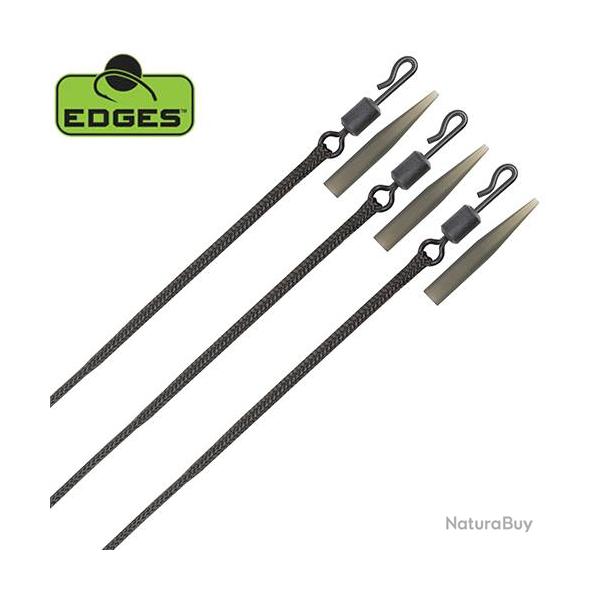Montage Fox Edges Naturals Leadcore Leaders 50lbs (par 3)