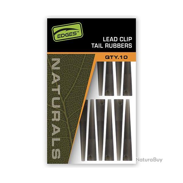 T�tine Fox Edges Naturals Lead Clip Tail Rubbers (par 10)