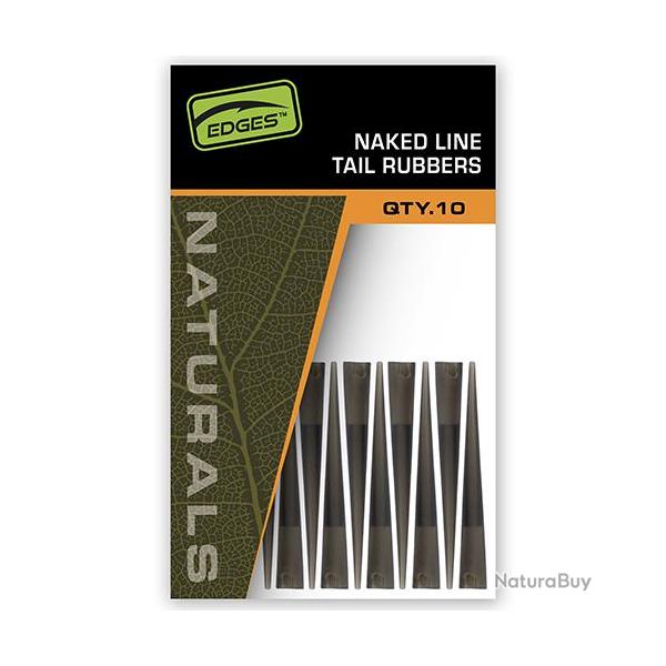 T�tine Fox Edges Naturals Naked Line Tail Rubbers (par 10)