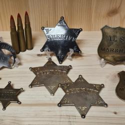Lot Ecusson - Sheriff - Marshall